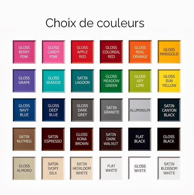 chare de couleurs